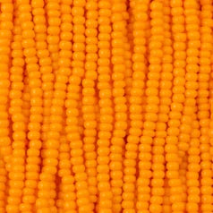 44O1104S Czech Preciosa Ornela sz 11/0 Opaque Lite Orange