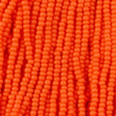 44O1105S Czech Preciosa Ornela sz 11/0 Opaque Orange
