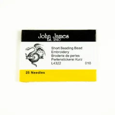 485501 John James Short Beading Needles Size 10