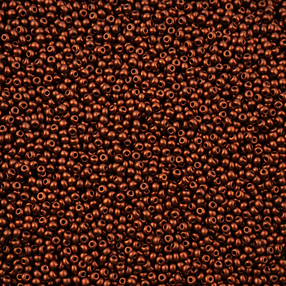 66435052B Czech Seed Bead 11 Metallic Copper 250g