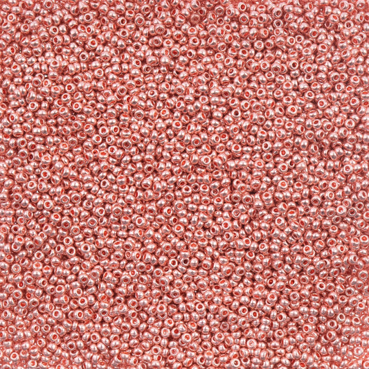 66440002B Czech Seed Bead 11 Metallic Pink SOLGEL 259g