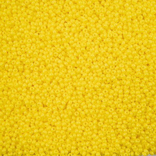 66443111B Czech Seed Bead 11 Terra Intensive Yellow 250g