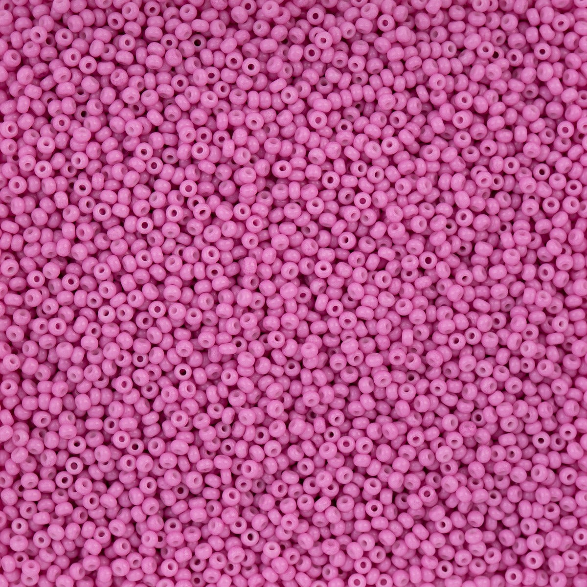 66443237B Czech Seed Bead Bubble Gum Pink Chalk Dyed Solgel 250g