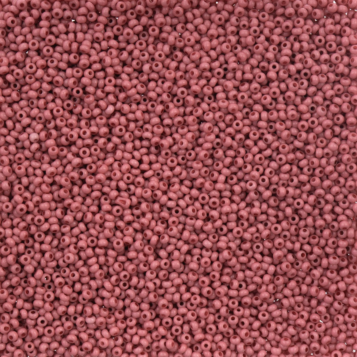 66443238B Czech Seed Bead 11 Dark Pink Chalk Dyed Solgel 250g