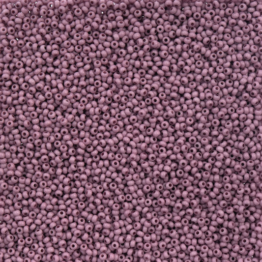 66443240B Czech Seed Bead 11 Plum Chalk Dyed Solgel 250g