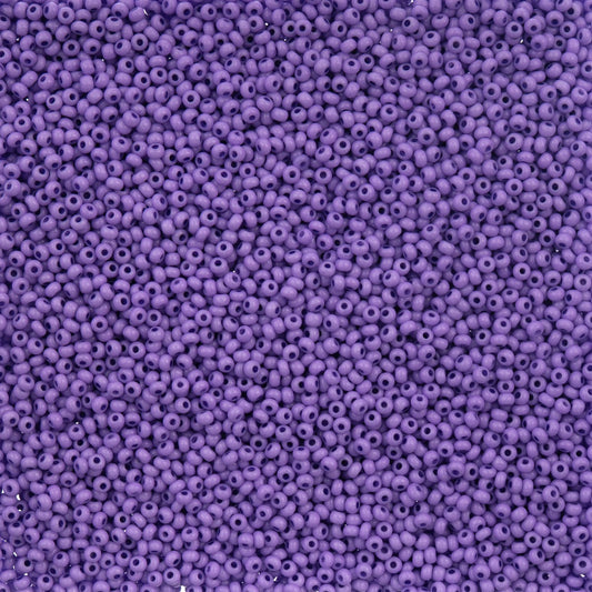 66443242B Czech Seed Bead 11 Grape Chalk Dyed Solgel 250g