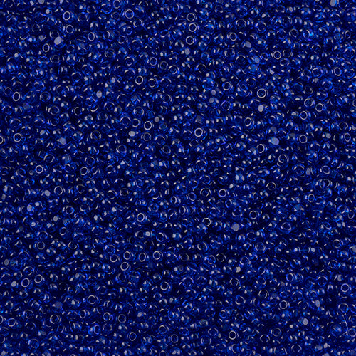 66637009L Czech Seed Bead 11 Cut Transparent Blue 250g