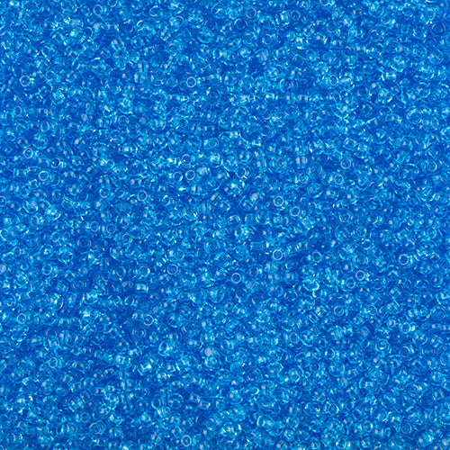 66637012L Czech Seed Bead 11 Cut Transparent Light Blue 250g