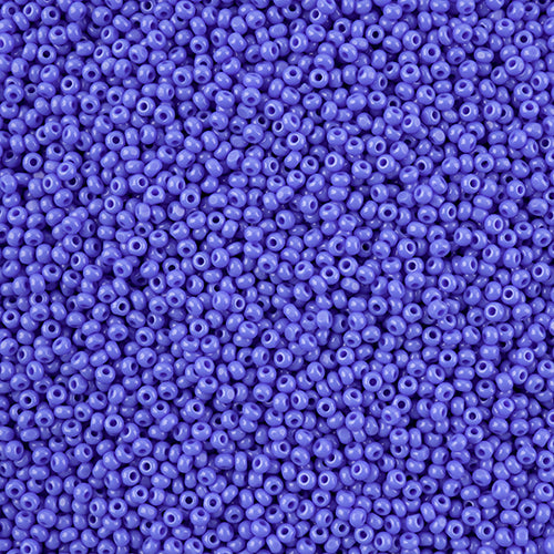 66637014L Czech Seed Bead 11 Cut Opaque Light Royal Blue