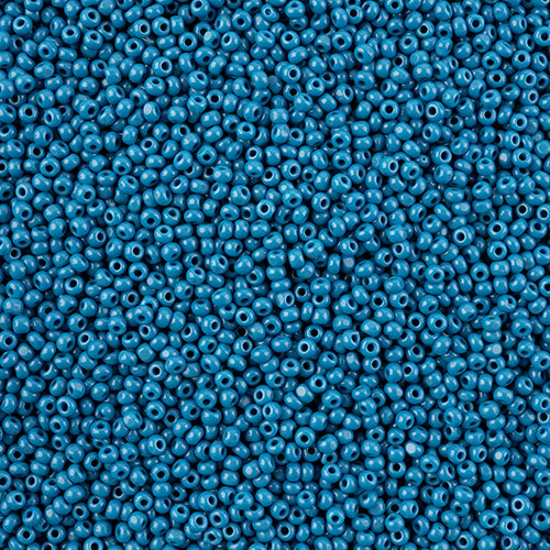 66637017L Czech Seed Bead 11 Cut Opaque Dark Blue 100g