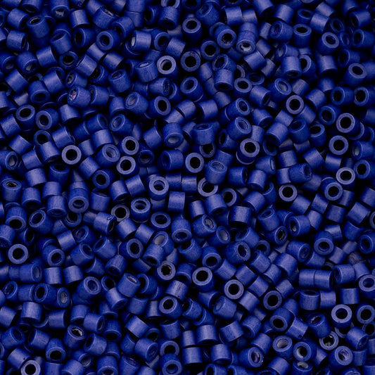 697cy11-1070 Cylin Bead sz 11 25g Bag Cobalt Blue Matte