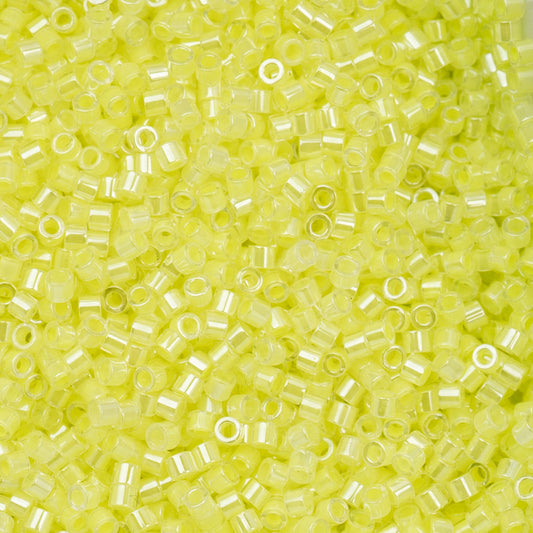 697cy11-1095 Cylin Bead sz 11 25g Bag Limeade Yellow Neon Color