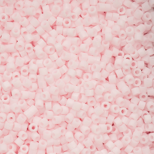 697cy11-1159 Cylin Bead sz 11 25g Bag Matte Macaron - Peal Pink