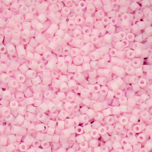 697cy11-1162 Cylin Bead sz 11 25g Bag Matte Macaron - Pink Cotton Candy