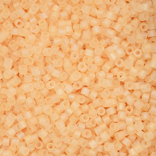 697cy11-1177 Cylin Bead sz 11 25g Bag Matte Macaron AB - Light Orange