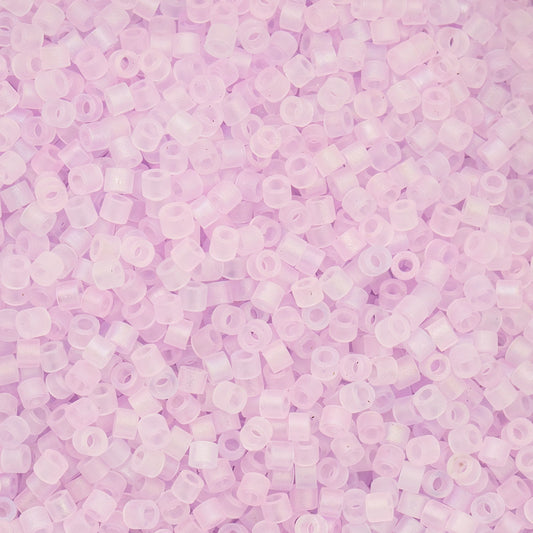 697cy11-1190 Cylin Bead sz 11 25g Bag Matte Macaron AB - Lilac Frost