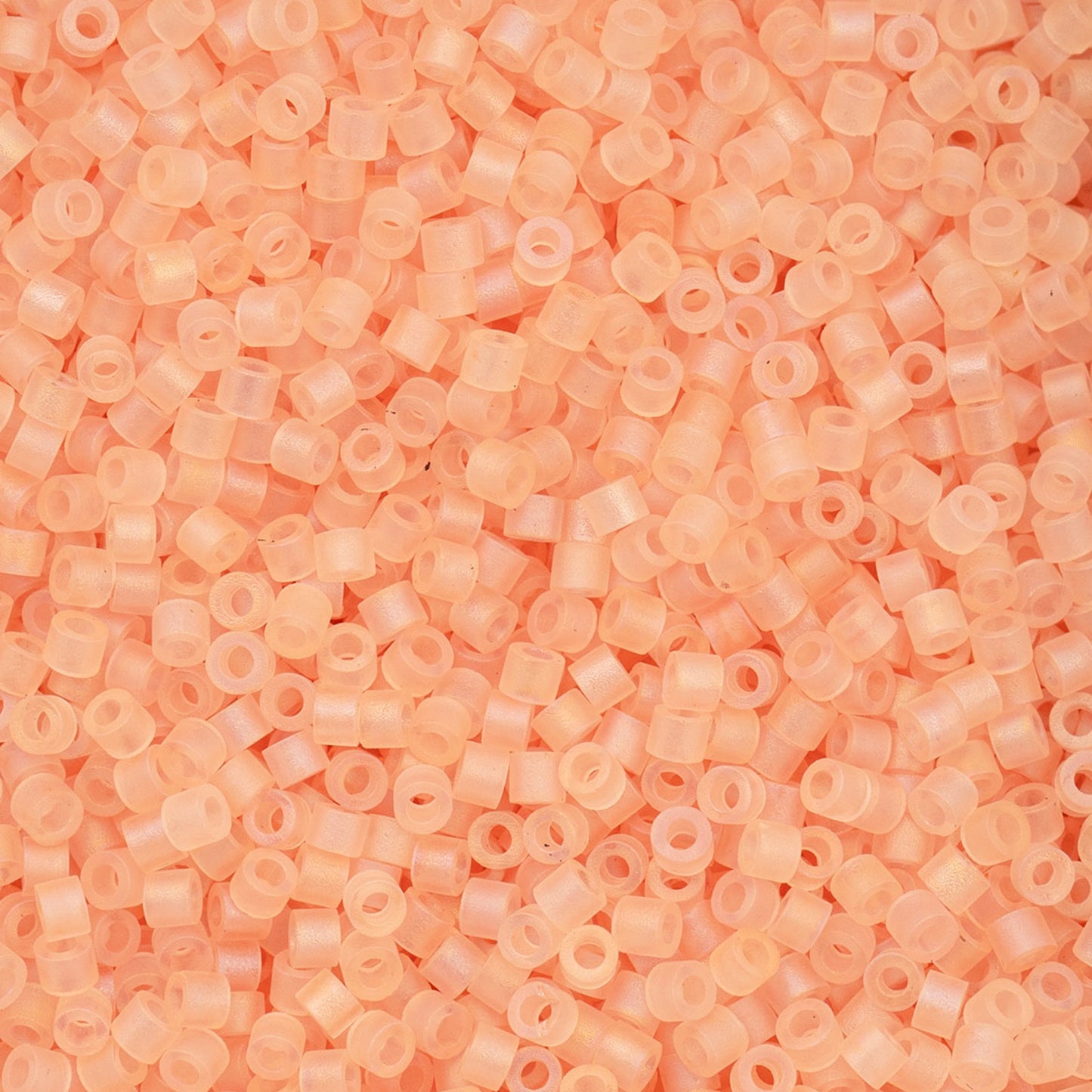 697cy11-1193 Cylin Bead sz 11 25g Bag Matte Macaron AB - Light Tangerine