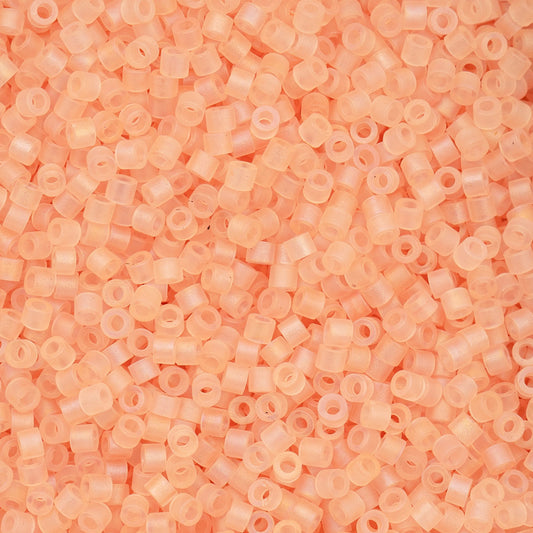 697cy11-1193 Cylin Bead sz 11 25g Bag Matte Macaron AB - Light Tangerine