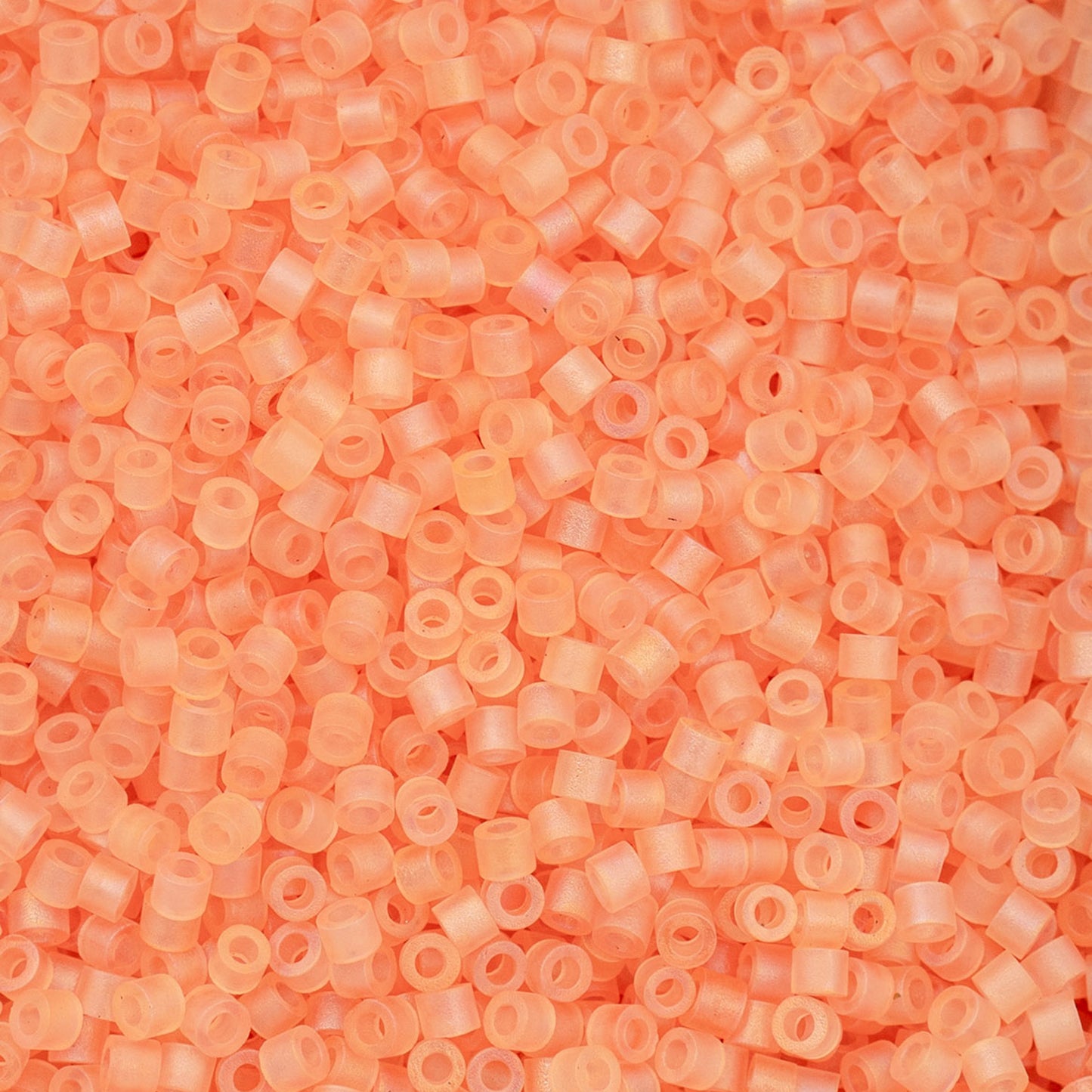 697cy11-1194 Cylin Bead sz 11 25g Bag Matte Macaron AB - Tangerine