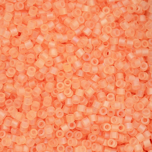 697cy11-1194 Cylin Bead sz 11 25g Bag Matte Macaron AB - Tangerine