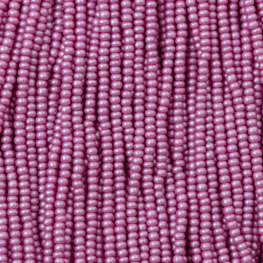 79-PL-1112S Czech Seed Beads, sz 11 PermaLux Dyed Chalk Violet (strung).webp
