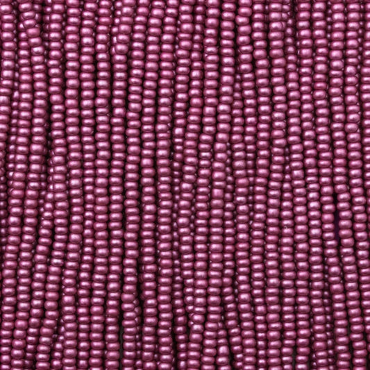 79-PL-1113S Czech Seed Beads, sz 11 PermaLux Dyed Chalk Purple (strung).webp