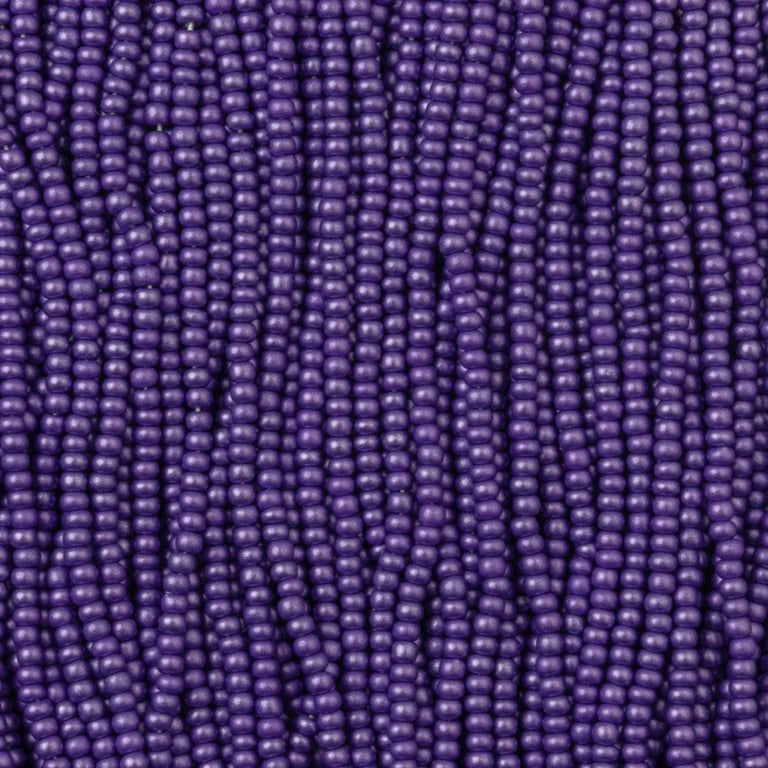 79-PL-1115S Czech Seed Beads, sz 11 PermaLux Dyed Chalk Dark Violet (strung).webp