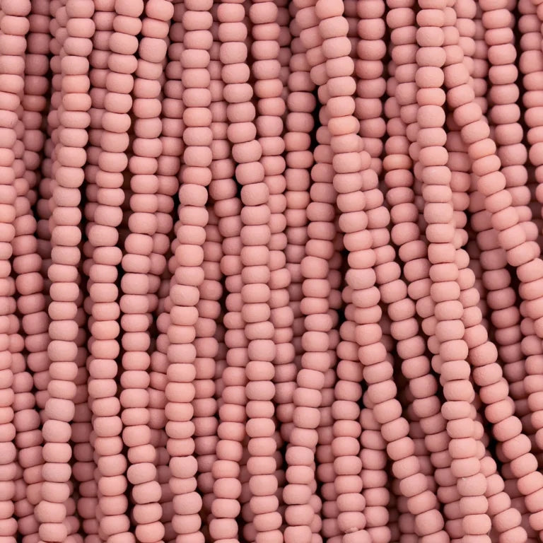 79-PL-1136S Czech Seed Beads, sz 11 PermaLux Dyed Chalk light brown Matt (strung)