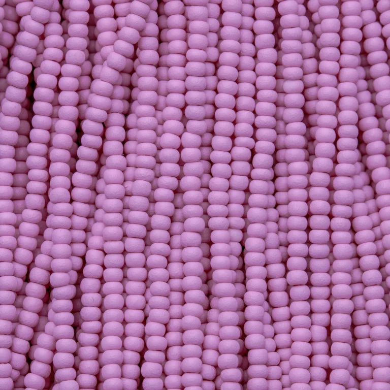 79-PL-1142S Czech Seed Beads, sz 11 PermaLux Dyed Chalk Violet Matt (strung)