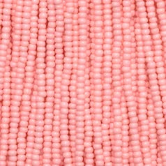 79G1106 Czech Preciosa sz 11  Solgel Chalk Pink
