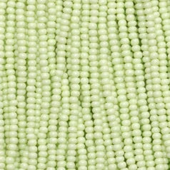 79G1121S Czech Preciosa sz 11  Solgel Chalk Green