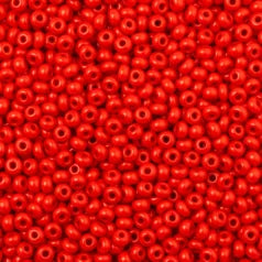 79O0836L Czech Seed Beads, 8 Opaque Red