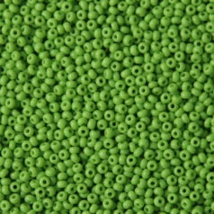 79O1022L Czech Seed Beads, 10 Opaque Pale Green