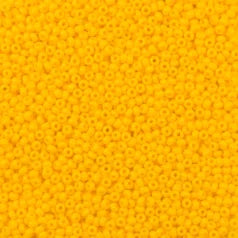 79O1032L Czech Seed Beads, 10 Opaque Yellow