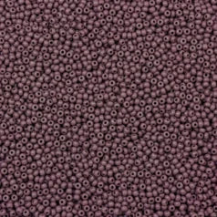 79O1105L Czech Preciosa sz 11  Opaque Dark Mauve