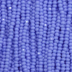 79O11108S Czech Seed Beads, 11 Charlotte – Opaque Powder Blue (strung)