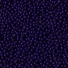 79O1112L Czech Preciosa sz 11  Opaque Navy