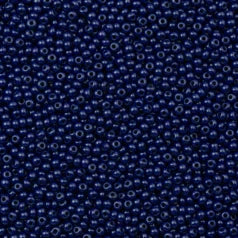 79O1113L Czech Preciosa sz 11  Opaque Dark Blue
