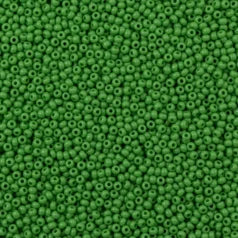 79O1120L Czech Preciosa sz 11  Opaque Green