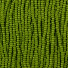 79O1124S Czech Preciosa sz 11  Opaque Light Olive