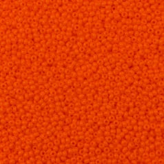 79O1134L Czech Preciosa sz 11  Opaque Orange