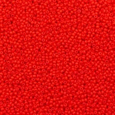 79O1135L Czech Preciosa sz 11  Opaque Light Red