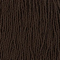 79O1303S Czech Seed Beads, Opaque Dark Brown (strung) sz 13