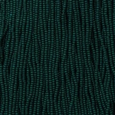 79O1321S Czech Seed Beads, Opaque Olive Green (strung) sz 13
