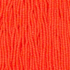 79O1354S Czech Seed Beads, Opaque Salmon Pink (strung) sz 13