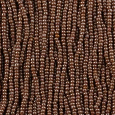 79OL1102S Czech Preciosa sz 11  Opaque Lustre Brown