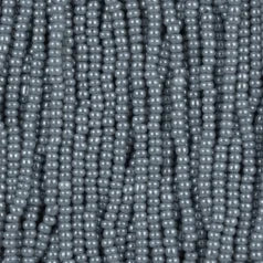 79P114S Czech Preciosa sz 11  Pearlized Grey