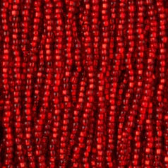 79S1136S Czech Preciosa sz 11  Silverlined Light Red