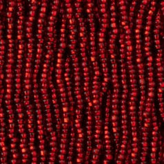 79S1137S Czech Preciosa sz 11  Silverlined Red