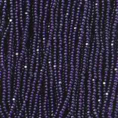 79T11315S Czech Seed Beads, 13 Charlotte – Transparent Dark Sapphire (strung)
